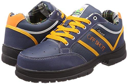 GD Japan Offshore Surf Brand Work Shoes with Steel Toe Cap, 3E, Navy, Size 25.0 cm