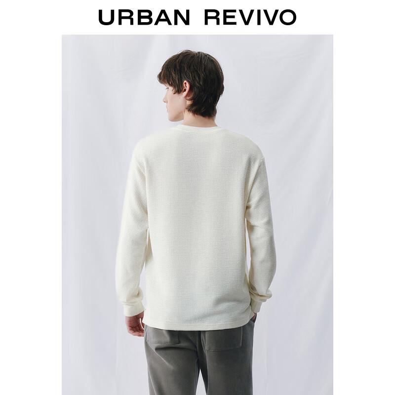 UR Men's Solid Casual Long Sleeve T-Shirt