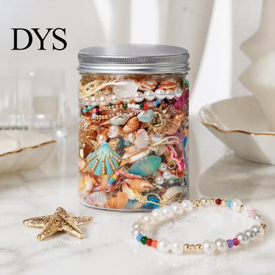 Coastal Jewelry Set Mystery Jar for Women, Random Mixed with Necklace Unique Alloy Accessories Earrings Ring Bracelet Brooch, Gift Family Friends Her