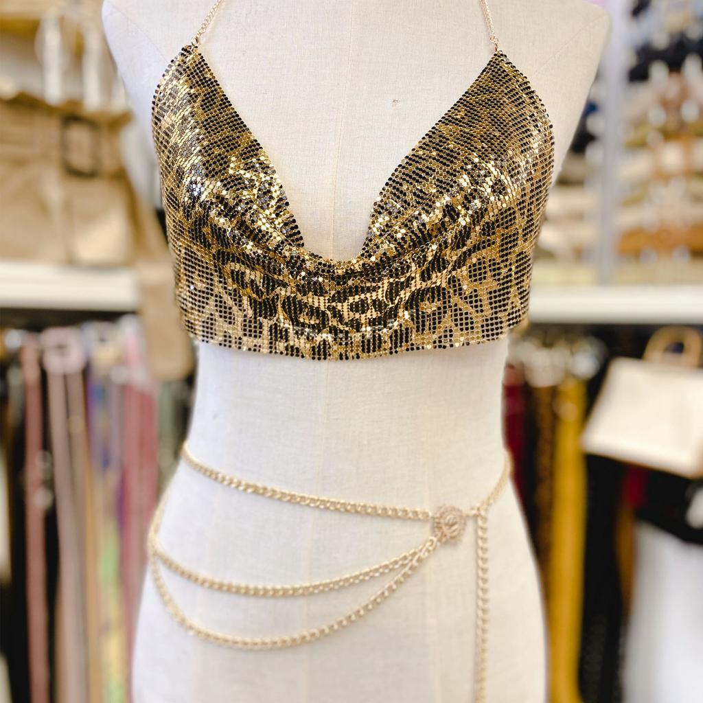 Κοσμήματα Ρετρό Σέξι Χίπστερ Θηλυκό Αλυσίδα Σώματος Εξατομικευμένη Μινιμαλιστική Γιόγκα Αλυσίδα Αλουμινίου Διάτρητη Αλυσίδα Μέσης