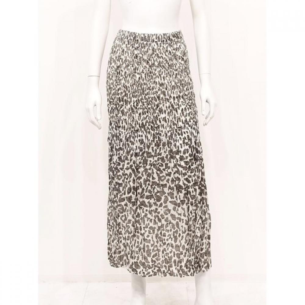 Specchio Gathered Pleated Long Skirt 451 243 Single option