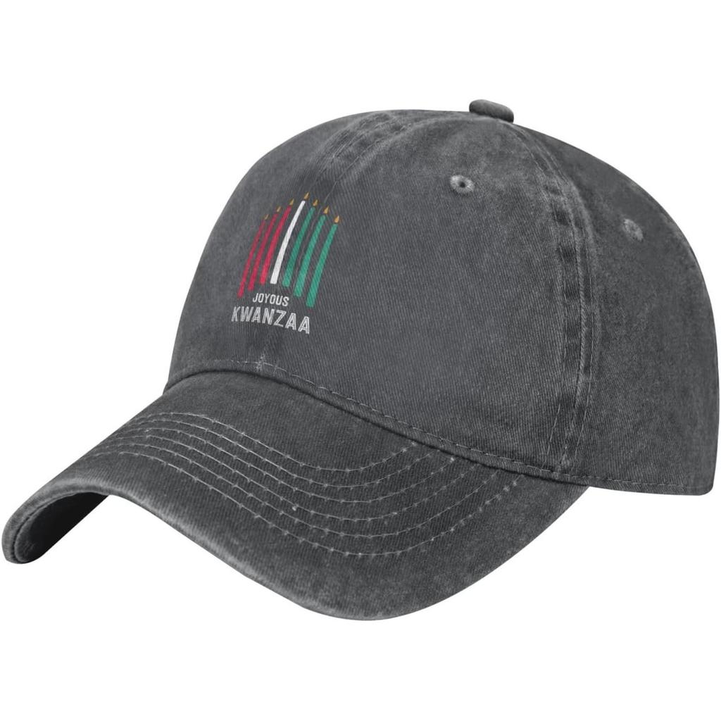 Kwanzaa Celebration Washed Baseball Cap Unisex Cotton Dad Hat Adjustable Outdoor Sun Hat