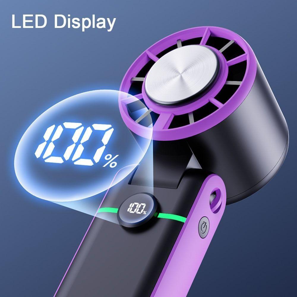 Semiconductor Refrigeration Mini Handheld Fan Powerful Turbo Fan Cooling Fan