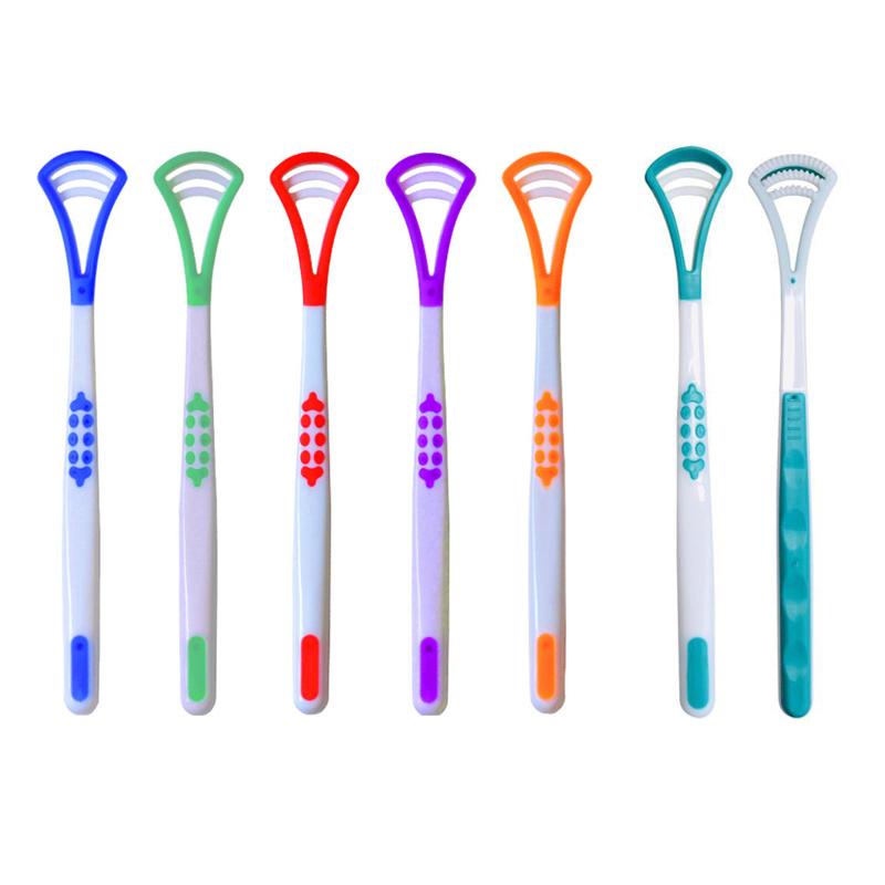 1Pcs Tongue Brush Cleaner Scraper For Oral Care Hygiene Keep Fresh Breath Remove Bacteria Plaque