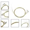 Acoustic Folk Guitar Strings Replacement Full Set 6pcs(.011 .052) Steel Core Copper Alloy Wound with End Ball Medium