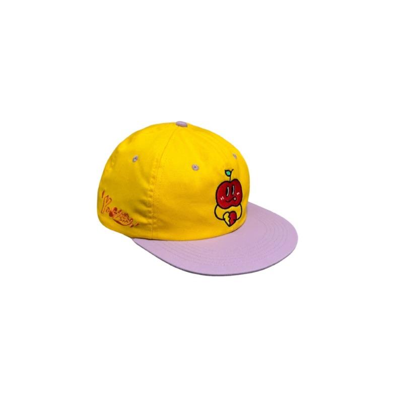 

Niche Baseball Cap Flat Brim Soft Top Embroidered Cartoon American Hip hop Hat Men and Women s Hat