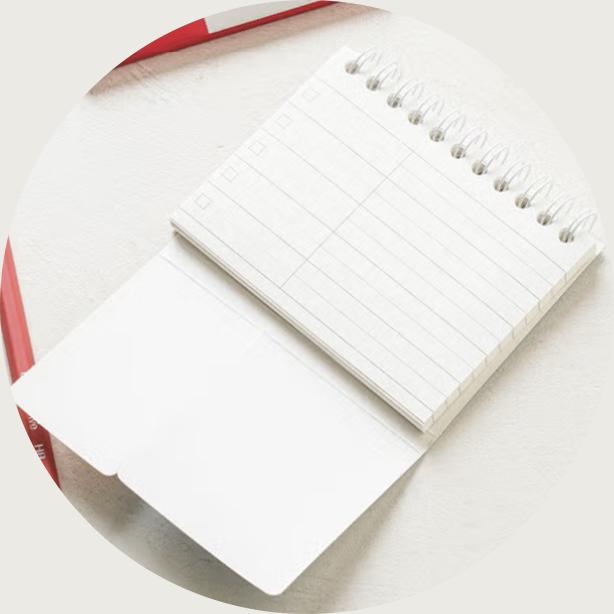 2 Horizontal Volumes of Vocabulary Memorization Notebooks