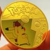 Kiváló Pokemon Érmék Kártyák Pikachu Aranyozott Érme Gyűjtőknek És Rajongóknak
