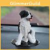Simulated Shepherd Dog Resin Model Tabletop Figurine Micro Landscape Decoration