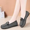 Spring and Autumn new single shoes women's fashion versatile middle-aged mother shoes one pedal old Beijing cloth shoes women