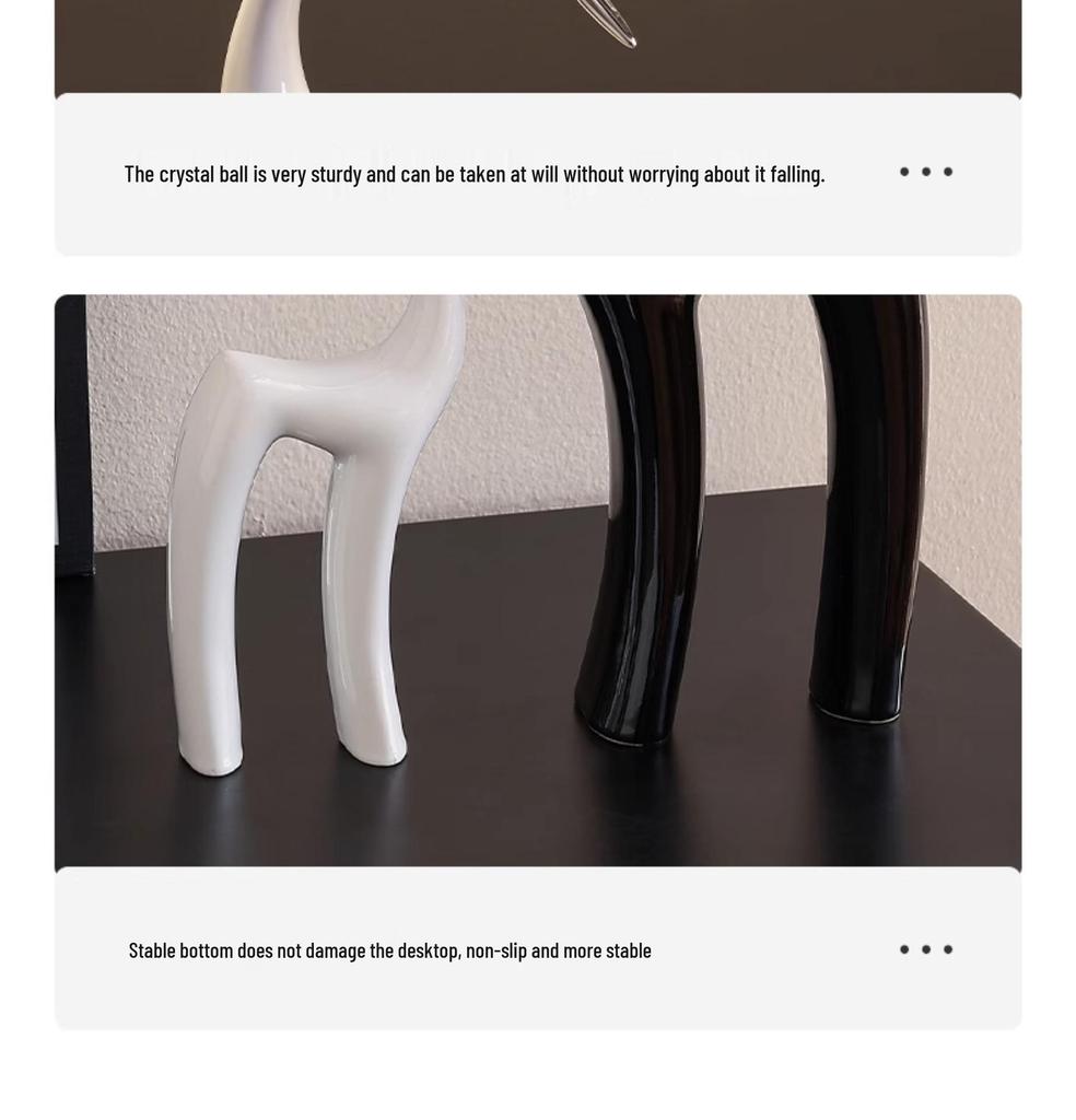 Fulu Luxury Living Room Tabletop Ornaments: High-End Decor for Wine Cabinets, TV Sideboards, and Housewarming Gifts