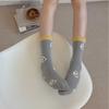 Female Spring and Autumn Lovely Duckling Comfortable Sweat Absorption College Wind Tube Cotton Socks