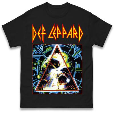 Def Leppard T-Shirt Tshirt Mens Womens Tops Unisex Tees 100% Cotton