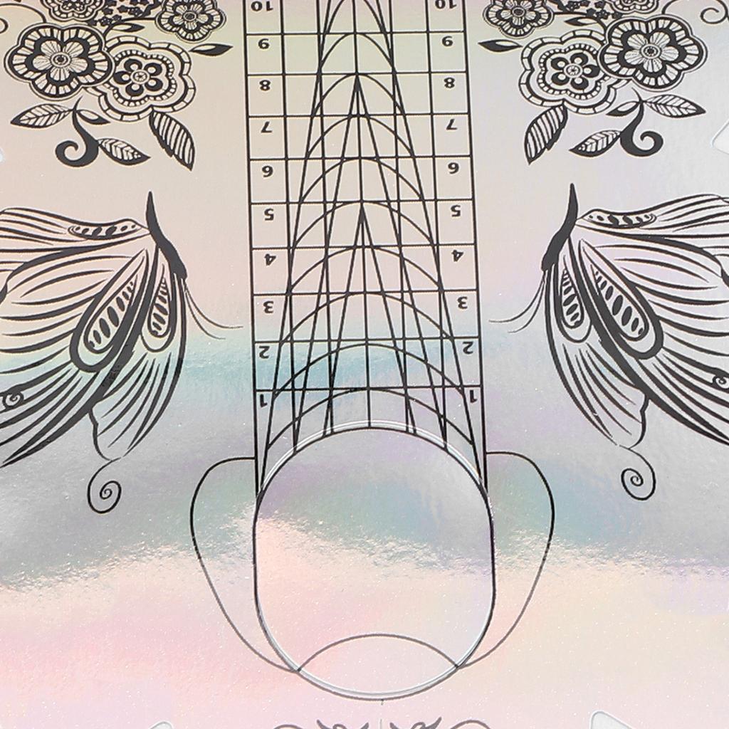 300 buc Forme Gel Unghii Îngroșate Autoadezive Autocolant Extensie Artă Unghii pentru Femei