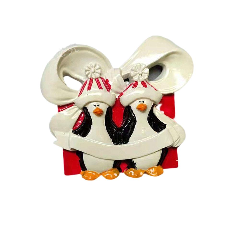 

Новый мультфильм милый рождественский медведь пингвин подарок личность креативный дизайн смолы наклейки на холодильник украшения для дома кухни