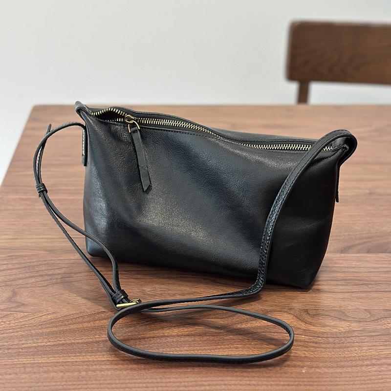 Johnature Ekte Lær Allsidig Dame Liten Veske Mykt Kuskinn Lett Skulder Crossbody Vesker