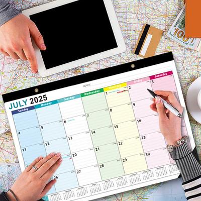 2025-2026 Wall Calendar Floral Design Wall Hanging Calendar Jul. 2025 - Dec. 2026 18 Monthly Planner for Home Office School Decor