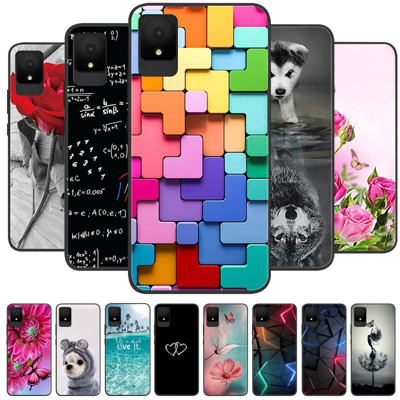 for TCL 502 Case Soft TPU Silicone Phone Covers for TCL 501 503 Case Bumper TCL502 Shockproof Coque Cover Luxury Cute Cartoon