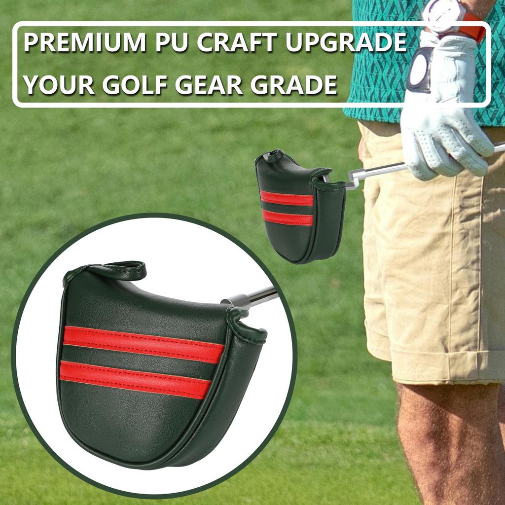 Digital Slash Trim Magnetic Golf Putter Head Cover