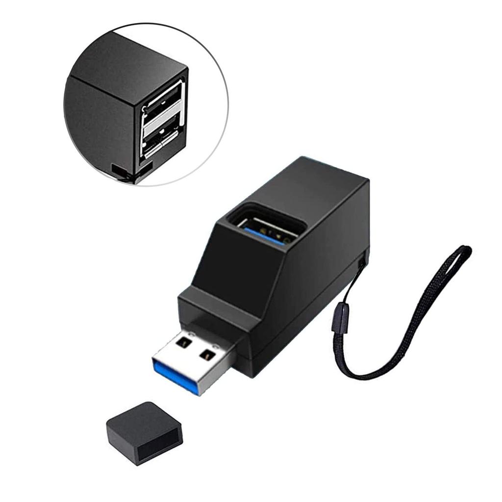 ALLVD USB USB USB Combo USB Port Expansion High 1 Hub Hub, 3-Port 3.0 + 2.0 Hub, Ultra-Compact, Bus-Powered, Hub, Speed, Lightweight, Compact,