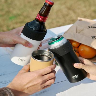 350/520ML Large Capacity Summer Insulated Stainless Steel 304 Cold Drink Cup Outdoor Vehicle Beverage Cooler Cup For Cola