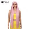 Noble Synthetic Lace Front Wigs For Women 38 Inch Straight Wig Lace Wig Ombre Blonde Lace Wigs Cosplay Straight Lace Front Wig