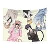 1pc Kawaii Neko Boys Wall Tapestry Polyester 2D Print Versatile Decor for Dorm Bedroom  Living Room Ideal for BL  Anime Fa