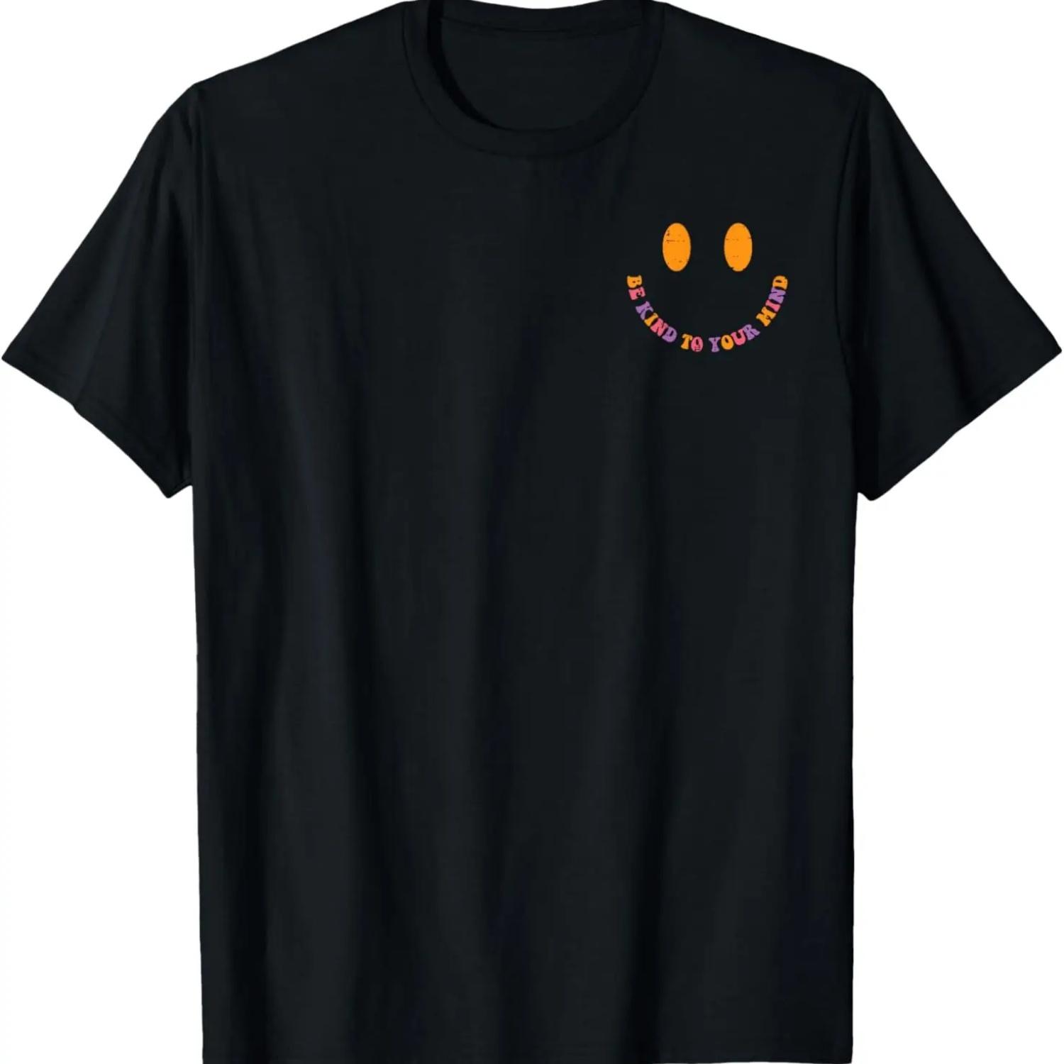 Mental Health Be Kind Your Mind Pocket Aware Men Women Kids T-Shirt S чёрный