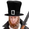 Abrahams Lincolns Costume Accessories Beard Mustache Top Hat Necktie Presidents Day Costume Halloween Cosplay Costumes