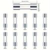 100 Pcs Glass Fuses Assortment Kit, 5x20mm Fast-Blow Glass Tube Fuses, 0.2A/0.5A/1A/2A/3A/4A/5A/6A/8A/15A