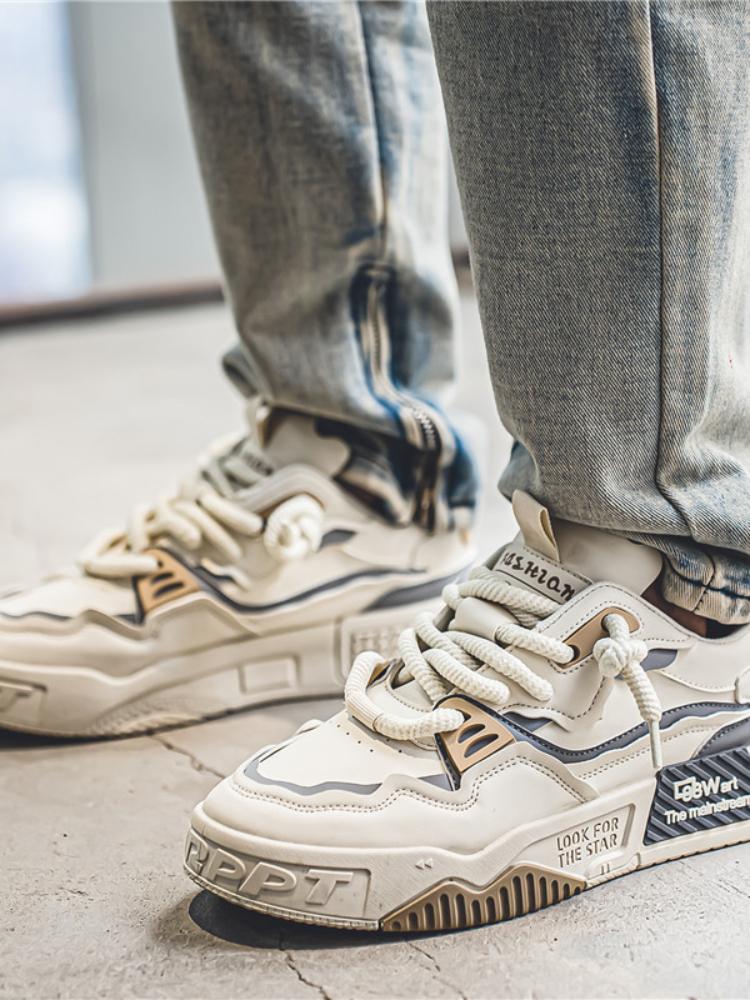 Męskie Buty Modne Sneakersy Jesienny Design Wygodne Miękkie Podeszwy Męskie Buty do Biegania Tenis Masculino