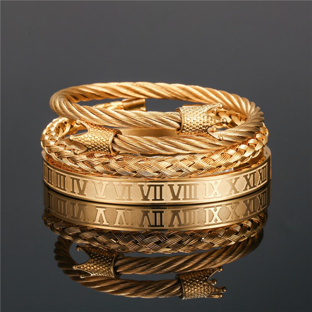 Punk-Retro-Armbänder aus Stahl mit geometrischen Formen für Herren mit mehrfarbigen Spiralen – ideal als Geschenk für Festivals