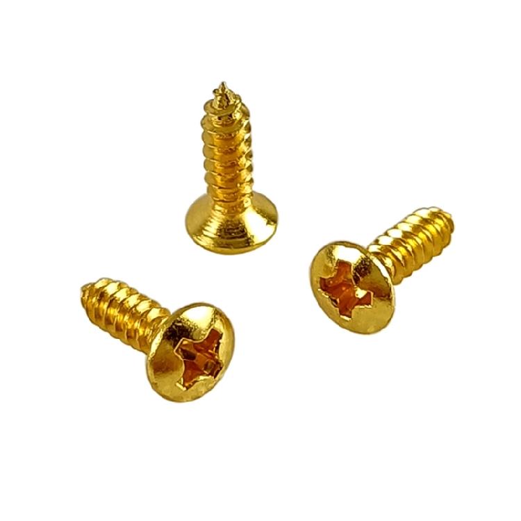 100Pcs Guitar Tuners Screw Guitar Tuning Pegs Screws Set Electric Guitar Pickguard Screws Scratch Plate Mounting Screws