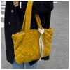 Women's Quilted Tote: Casual Down Single Shoulder Bag, Large Capacity for Autumn/Winter