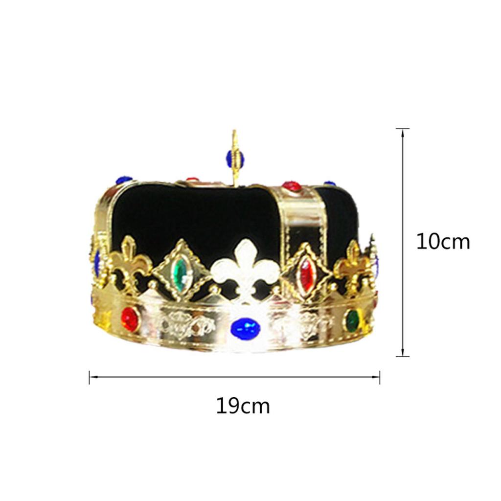 Creative Royal King Crown Hat Masquerade Cosplay Dress up for Prom Children