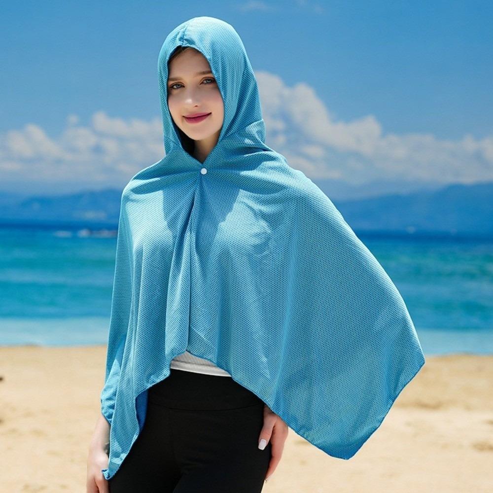 Towel Sunscreen Shawl Sunscreen Scarf Cycling Cap Breathable Outdoor Sun Hat  Outdoor