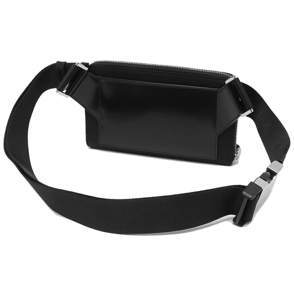 Sac bandoulière Renylon en cuir brossé noir 2VH156 789 F0002 OMT [Prada] [Prada] Homme [Article]