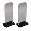 2Pcs Acrylic Boxing Glove Stand Vertical Boxing Glove Display Stand Acrylic Gloves Holder Black