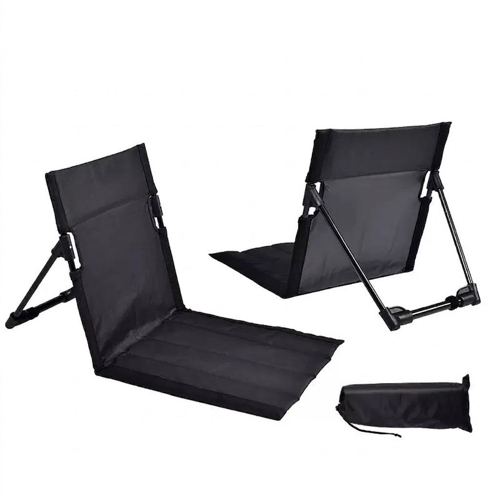 Ultra-lightweight Folding Chair, Adjustable, Ideal for Camping, Beach, Fishing and Road Trips - Sturdy Aluminum Frame