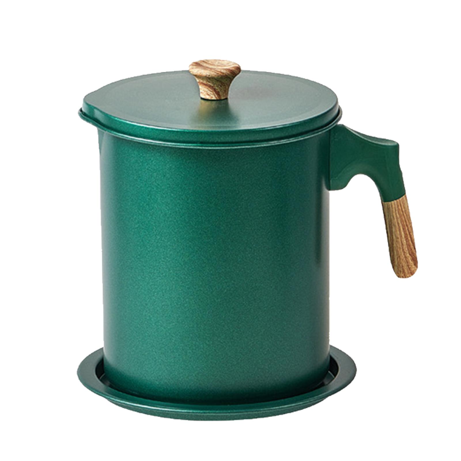 

Бытовой сетчатый масляный фильтр с крышкой, большой емкости, контейнер для смазки, горшок для хранения масла