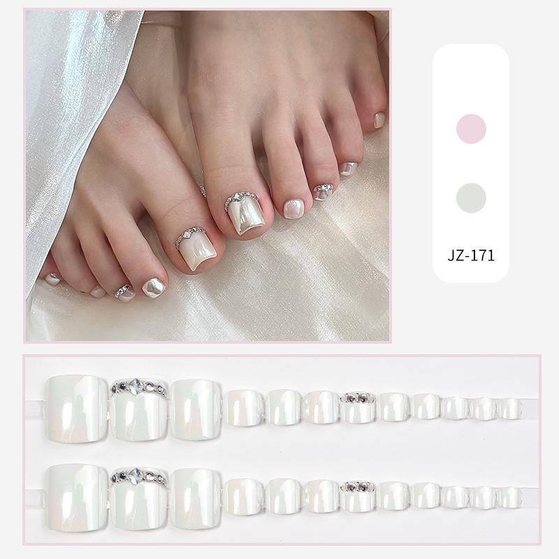 

Летний маникюр оптом накладные ногти съемные водонепроницаемые наклейки для педикюра