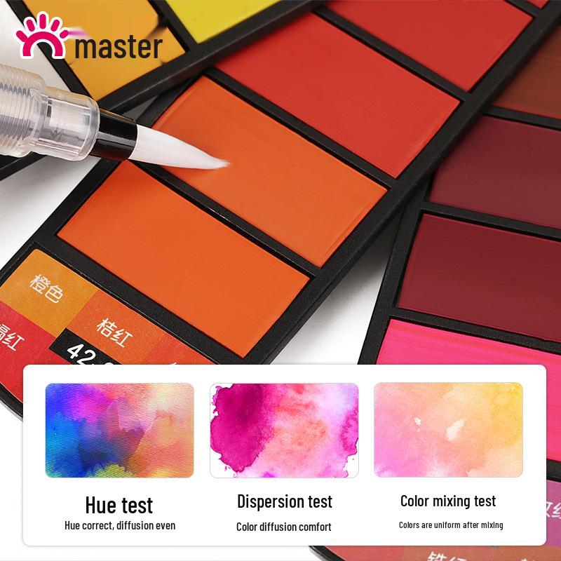 Mastering Solid Watercolors: Hand-Painted Washable Art for Kids and Students