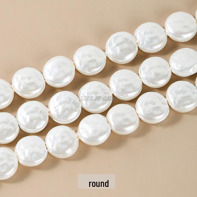 Jingde Jewelry 12mm Baroque Shell Pearl Beads for DIY Accessories