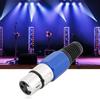 20Pcs 3 Pin XLR Female Plug Audio Socket Connector for Stage Studio KTV