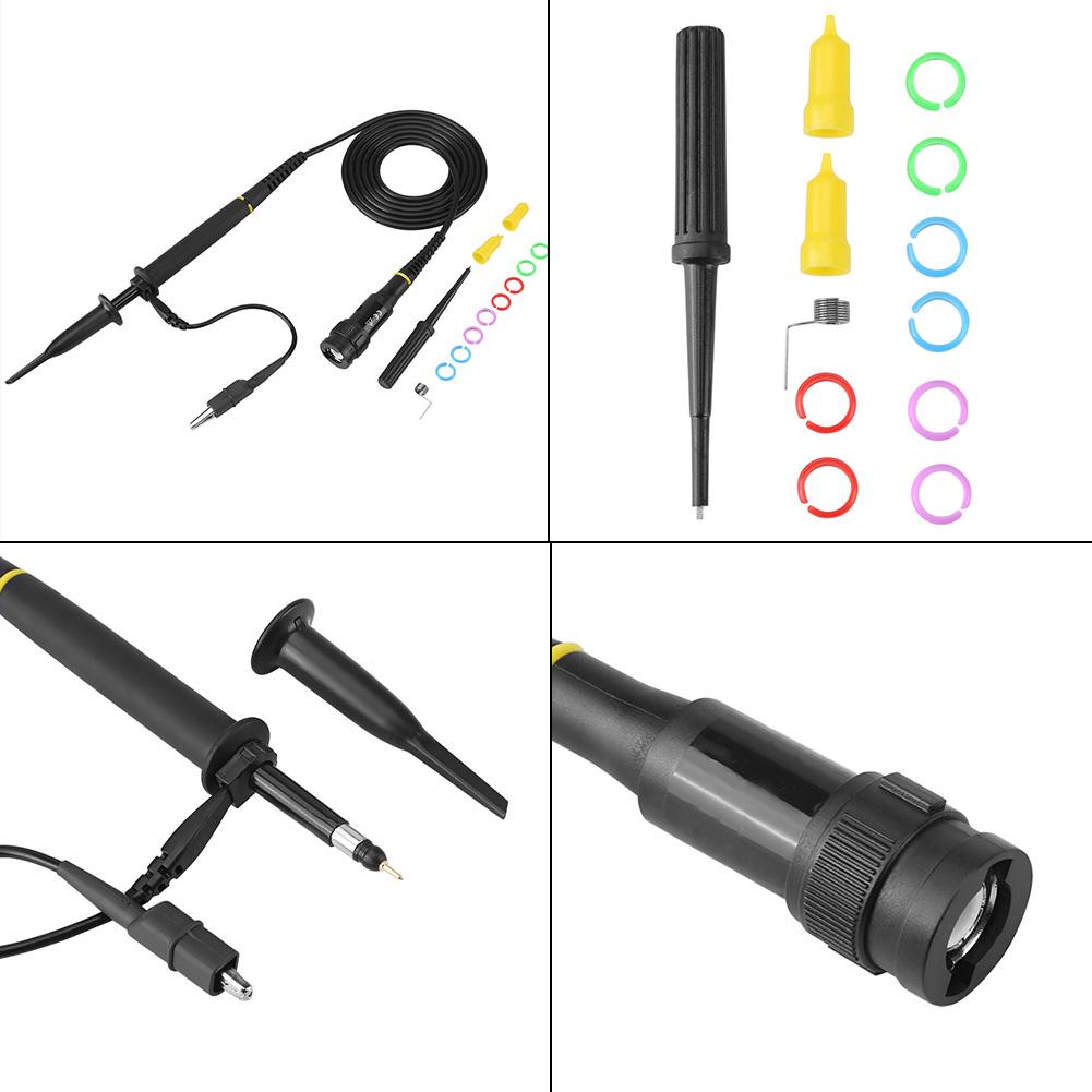 1Pc P4100 100X High Voltage 2KV Oscilloscope Clip Probe 100MHz Bandwidth,Oscilloscope Probe with Ergonomic Design,Comfortable to Use. 1Pc P4100 100X High Voltage 2KV Oscilloscope Clip Probe 100MHz Bandwidth,Oscilloscope Probe with Ergonomic Design,Comfortable to Use.