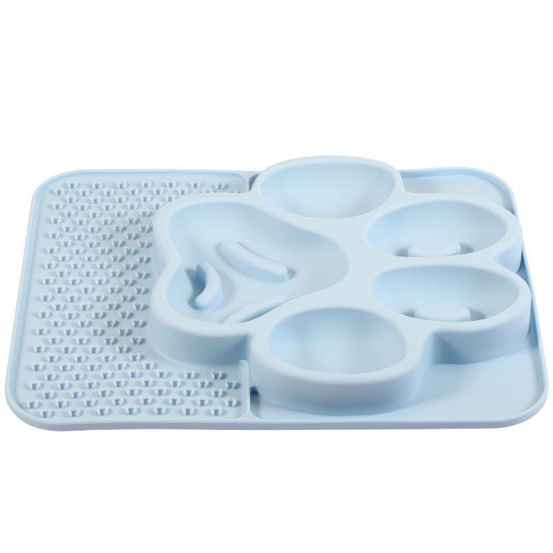 New Pet Supplies Slow Food Plate Suction Cup Licking Pad Sniffing Pad Anti-choking Dog Plate Silicone Pet Licking Pad Food