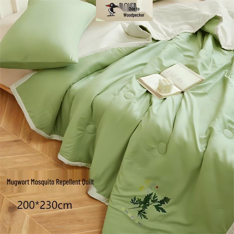 

PLOVER Washed Cotton Mugwort Mosquito Repellent Summer Quilt