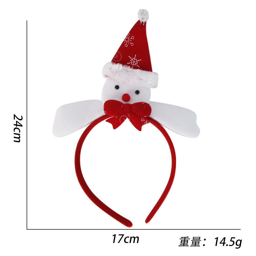 Christmas Hairband for Women Christmas Antler Hairpin Headwear  Holiday Decoration Gift Large Bow Headband Headwear Headwear