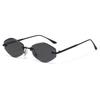 Fashion Rimless Sunglasses for Women Vintage Retro Trendy Design Metal Material Small Frame Vintage Rhombus Rimless UV400 Shades Men Eyeglasses
