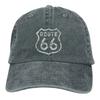 Vintage Route 66 Baseball Caps Peaked Cap Route 66 Sun Shade Cowboy Hats for Men Trucker Dad Hat